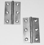 3" - 75mm Zinc Plated Butt Hinges for Small Projects, Sheds etc. (1838)